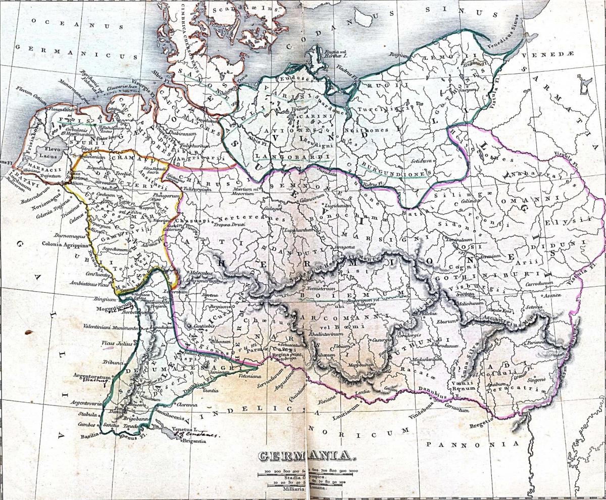 Historical map of Germany