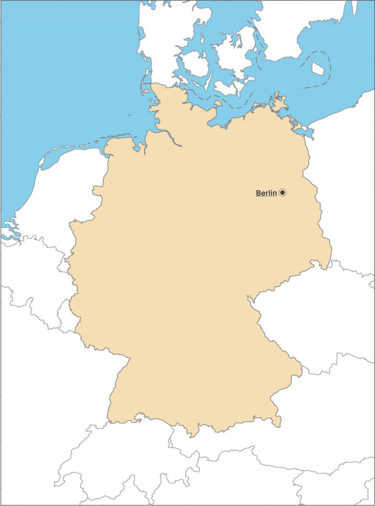 Germany capital map
