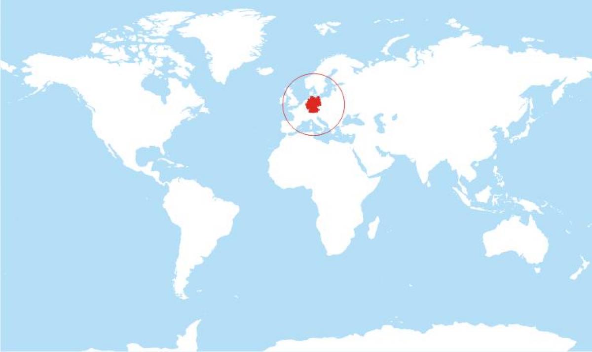 Germany location on world map